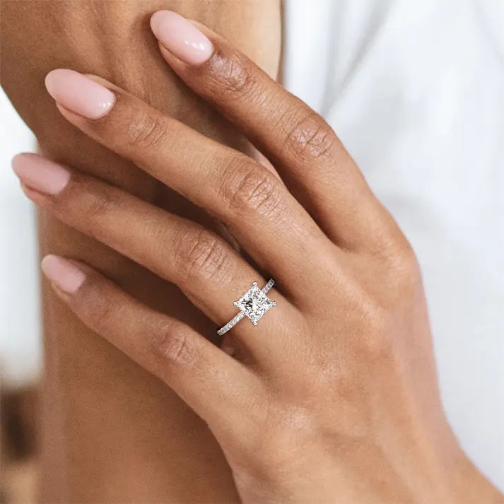 NIKKI PRINCESS 18K WHITE GOLD - Image 4